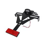 Soporte Universal para Número De Matrícula Motocicleta Luz Trasera LED para Motocross Portamatriculas Moto