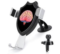 Soporte universal para teléfono con impresión de cerebro humano para parabrisas de coche