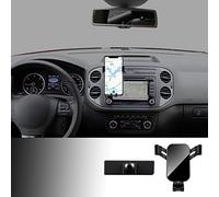 Soporte Universal para teléfono de Coche Compatible con Volkswagen VW Tiguan 2012 2013 2014 2015 2016 Air Vent Phone Mount Ajustable Car Phone Cradle Fit for 4-6.2 Pulgadas Phone (Negro)
