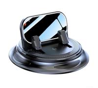 Soporte universal para teléfono de coche con rotación de 360° y base de silicona suave, soporte ajustable montado en el salpicadero para teléfonos inteligentes, viajes y conducción