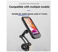 Soporte universal para teléfono de motocicleta, impermeable y ajustable.