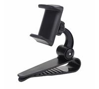 Soporte universal para teléfono móvil con potente base de aspiración al vacío, ángulo de visión variable para una seguridad (negro, 11 x 9 cm)