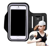 Soporte universal para teléfono móvil, correa para correr, resistente al agua, brazalete deportivo para correr, senderismo, ciclismo, material ligero resistente a los golpes con compartimento para