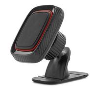 Soporte universal para teléfono móvil de MobileFox, aspecto de carbono, soporte magnético de 360 °