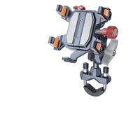 Soporte Universal para Teléfono Móvil para Motocicleta con Amortiguador, Soporte para Móvil Y Navegador para Moto.