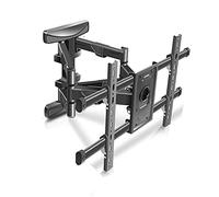 Soporte universal para TV de suelo, ajustable y giratorio, se adapta a la mayoría de televisores de 37 a 80 pulgadas, montaje giratorio e inclinable, resistente y ahorra espacio, perfecto para uso