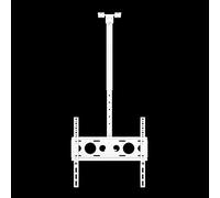 Soporte universal para TV de techo, brazo articulado de movimiento completo para techos planos e inclinados, solución que ahorra espacio para ángulos de visión óptimos