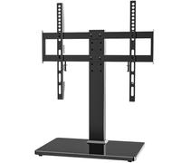 Soporte Universal para TV, Sobremesa Soporte de TV para Pantallas de LCD LED de 27 a 55 Pulgadas, Soporte con Base de Vidrio Templado y Gestión de Cables, VESA 400 x 400 mm