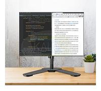 Soporte Universal para TV Soporte de Pared para TV Soporte para TV de Mesa con Pantalla Dual, Soporte para TV multifunción con Base Engrosada de Acero Laminado en frío, Ajuste de ángulo de