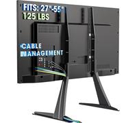Soporte Universal TV Desde 27 Pulgadas a 55 Pulgadas con Gestión de Cables y Ajuste de Altura HT01B-001