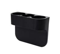Soporte Vasos Coche Organizador Interior Portátil Multifuncional Espacio Entre Asientos Vehículo Botellas Teléfono Bebidas(Black)