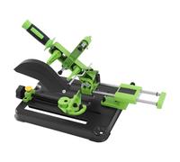 Soporte verde para amoladora angular, soporte de ángulo, soporte universal, para trabajar metales y bricolaje, se puede utilizar para cortes angulares de 100 - 125 mm