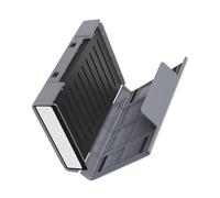 Soporte versátil para discos duros con capacidad para organizadores sólidos de disco sólido de 2.5 pulgadas/3.5 pulgadas con soporte para almacenamiento seguro carcasa externa de discos duros
