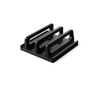 Soporte Vertical Ajustable 4 en 1 para Portátil, de Plástico ABS, con Doble Ranura, para Tableta, Teléfono, EBook, Antideslizante, para Escritorio.