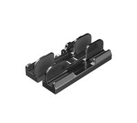 Soporte Vertical Ajustable Computadora Portátil - Acolchado de 3 Ranuras para Computadoras Portátiles 16 Pulgadas, Estabilidad Mejorada, Color Negro