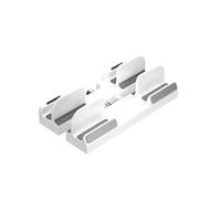Soporte Vertical Ajustable Computadora Portátil - Soporte Acolchado de 3 Ranuras para Computadoras Portátiles de 16 Pulgadas, Estabilidad Mejorada,