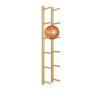Soporte vertical de 5 niveles para esterilla de yoga, estante de exhibición de almacenamiento multiusos para gimnasio, escuela, oficina, solución de organización que ahorra espacio