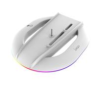 Soporte vertical de consola para PS5 Slim Digital/Discs Edition, Soporte de Consola Base Accesorios para Sony Playstation 5 Slim,Soporte de Consola Dock (con RGB)