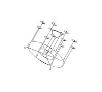 Soporte vertical para brochetas de acero inoxidable 304 para freidoras de aire, parrillas para ahorrar espacio, utensilios de cocina