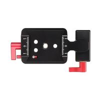 Soporte Vertical para Cámara, Placa de Montaje con Abrazadera de Riel con Zapata Fría, Disparo Vertical Extendido para dji RS3 RS2 RS3PRO, Universal para Diseño de Clip de Riel