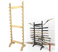 Soporte Vertical para Espadas, Colgador de Espadas de pie Multicapa, Soportes para Armas de 6 a 12 Niveles para Artes Marciales.