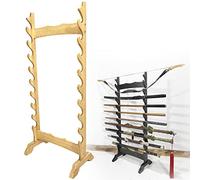 Soporte Vertical para Espadas - Soporte de pie Resistente para 6-12 Espadas organizar y almacenar Armas de Artes Marciales y Colecciones de katanas.