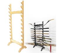 Soporte Vertical para Espadas - Soporte de pie Resistente para 6-12 Espadas organizar y almacenar Armas de Artes Marciales y Colecciones de katanas.