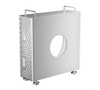 Soporte vertical para portátil MacBook Mini Pro, soporte de escritorio de aleación de aluminio premium, ancho ajustable, base resistente a los arañazos para oficina en casa, 139 x 154 x 47 mm