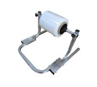 soporte vertical para rollos de plástico de burbuj Soporte distribuidor de rollos plástico burbujas, Manual plateado, fácil reemplazo película, varios tamaños