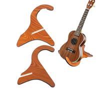 Soporte vertical para ukelele desmontable, portátil, pantalla de 21 a 26 pulgadas, tamaño pequeño, estabilidad, seguridad, madera de PVC, ligero, para escenario, exposición, hogar, elaboración diaria
