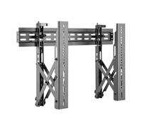 Soporte Videowall Pop-out para TV de 37-70" hasta 45kg, Color Negro, Ideal para Montaje en Pared en Espacios comerciales y Eventos.