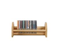 Soporte Vinilos de Almacenaje Estante De Almacenamiento De Discos CD Estante De Madera Maciza For CD Y DVD Estante For Colección De Discos DVD Exhibición De Juegos Porta Vinilos para Álbumes