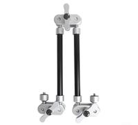 Soporte voladizo ajustable de aleación de aluminio para teléfonos móviles y tabletas que ofrece un soporte estable y posiciones de visualización flexibles (dos brazos)