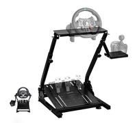 Soporte volante g29 g920, soporte de rueda ajustable y plegable para soporte de rueda de juego Logitech g923 g25 g27, thrustmaster t80 t150 TX F430 (excluyendo pedales de rueda)