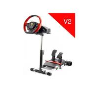 Soporte Wheel Stand Pro para volantes de carreras Thrustmaster F458-F430-T100-T80-RGT - Rojo