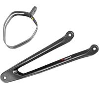 EL SOPORTE DE CARBONO ELIMINA EL ESTRIBO DEL PASAJERO AKRAPOVIC PARA KAWASAKI ZX