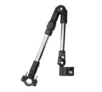 Soporte y Abrazadera Paraguas para Ajustable para Bicicleta Cochecito | Base de Abs y Acero Inoxidable, Ángulo Regulable, Instalación Rápida, Negro, Uso Exterior y Lluvia