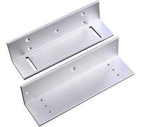 Soporte ZL para cerradura magnética eléctrica de 280 kg/600 lbs, compatible con puertas simples en sistemas de control de acceso