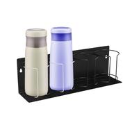 soportemagnético para bebidas - soportepara tazas para refrigerador, organizador de pared resistente con 4 ranuras, soporteduradero para almacenamiento de vasos, diseño de fácil instalación, estant