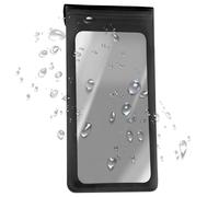 soportepara teléfono para motocicleta - Estuche impermeable de 110x90x210 mm, soporteresistente de PU PVC ABS, abrazadera de aluminio giratoria de 360° con cubierta de pantalla táctil | soportepara