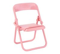 soportepara teléfono para silla- soporteen miniatura de 9,5x6,3x5 cm, sillade escritorio plegable de PP, forma de mini sillasuave y exquisita con base triangular | Divertido soportepara teléfono