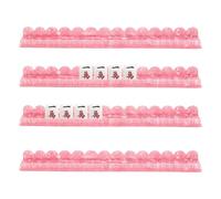 Soportes Acrílicos Para Mahjong Con Empujadores | 4 Piezas De Accesorios Para Mahjong - Soportes Para Fichas Mah Jongg Americano - Para Hombres Jubilados Principiantes Coleccionistas En Casa Noches De