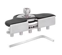 Soportes aguas arriba de la campana, soportes de barra de luz - del faro de acero inoxidable con 5 tornillos | Accesorios automotrices impermeables para placa de clip de 8 mm de espesor