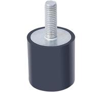 Soportes aislantes de vibraciones de goma, soporte Rubber Shock Absorber Mount Pack of 21 M8 M10 M12 Thread Male Female Thread Design(50x20 M10x27mm 1Pcs)