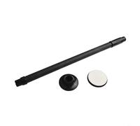 Soportes ajustables de acero inoxidable de diseño elegante perfectamente adecuados para cualquier configuración de cocina moderna (50-80 cm, negro)