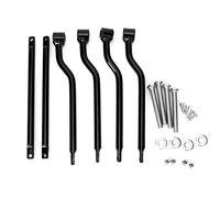 Biuzi - Bolsa Universal para Moto, Soporte para Moto, para Silla, Soporte de Moto, Universal, Soporte de Bolsa Lateral, Soporte de Bolsa de sillín Soporte de Montaje, Barras de Soporte, Accesorio