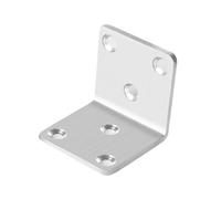 Soportes angulares, soporte de trípode de hierro angular de retención de ángulo recto de 90 grados, accesorios de conexión de soporte en L de bloque fijo(25 * 25 * 16)