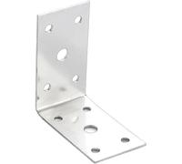Soportes angulares, soportes de hierro for estanterías, soporte de fijación de hierro angular de 90 grados, soporte laminado en ángulo recto, esquinas de refuerzo en forma de L, 8 unidades(65*65*20mm)