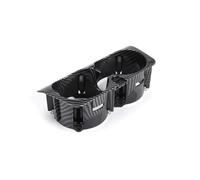 Soportes Botellas Coche Compatible Con Benz Para W213 Clase E 2016-2021 Patrón De Fibra De Carbono Consola Central Insertar Bebidas Portavasos De Agua 2056800691(WHITE)