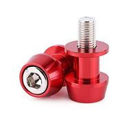 Soportes Brazo Oscilante Moto CNC Aluminio Anodizado Para Elevador Trasero 8mm Rojo Fácil Instalación Varios Colores Diseño Seguro Y Estable